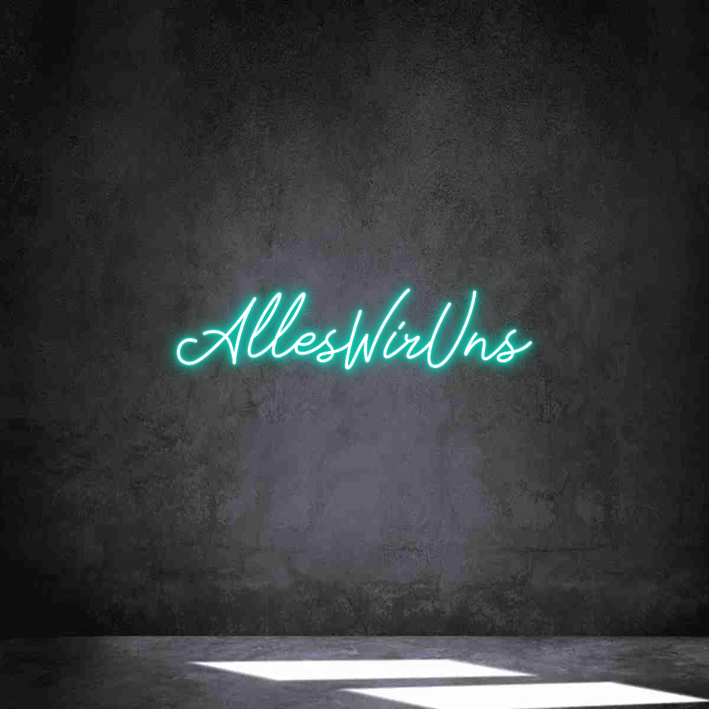 Individuelles Neon: AllesWirUns
