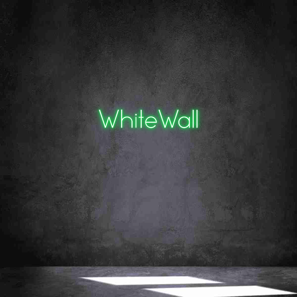 Individuelles Neon: WhiteWall