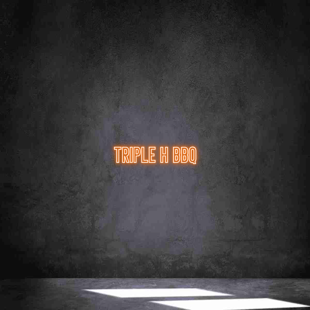 Individuelles Neon: Triple H BBQ