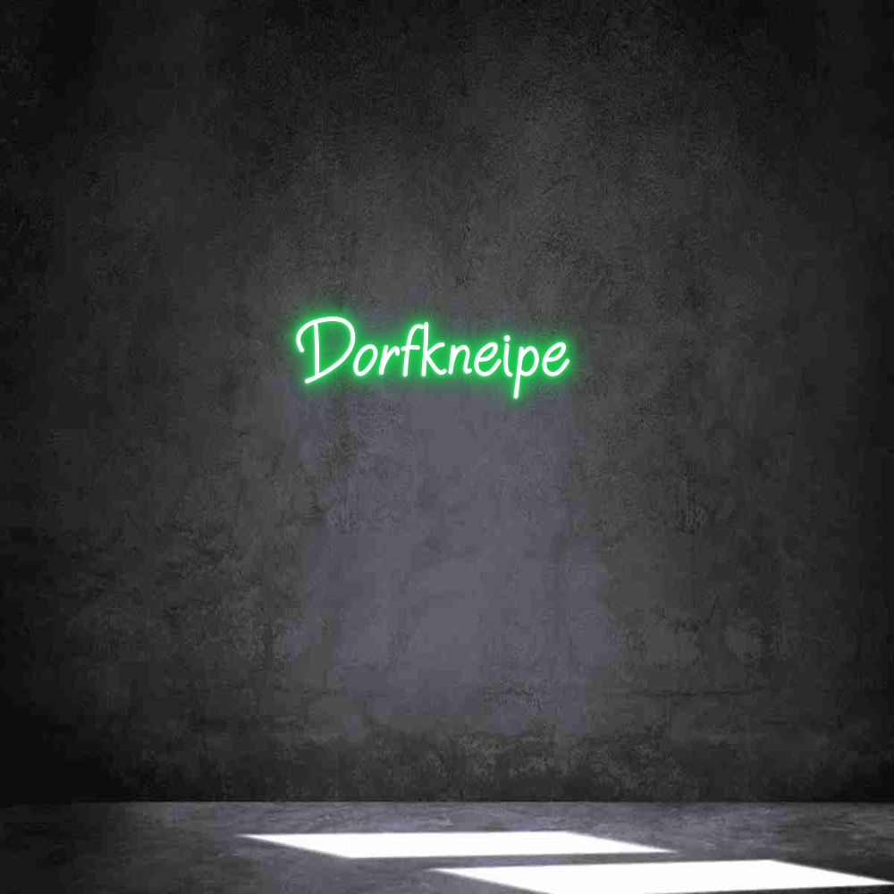 Individuelles Neon: Dorfkneipe