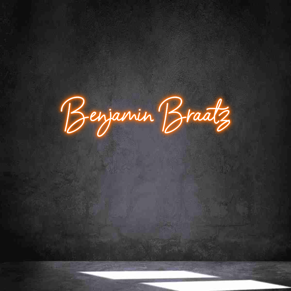Individuelles Neon: Benjamin Braatz