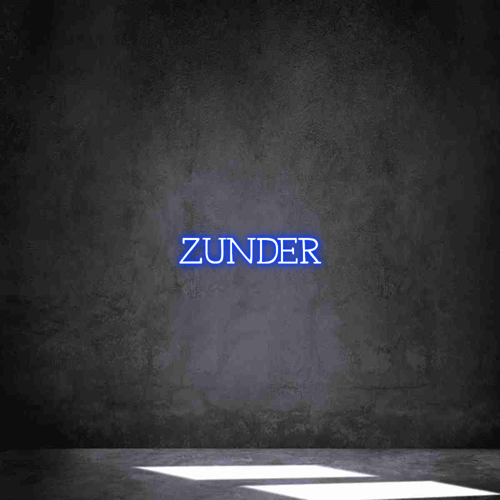 Individuelles Neon: ZUNDER