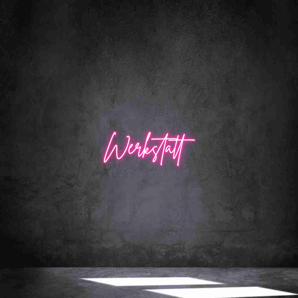 Individuelles Neon: Werkstatt