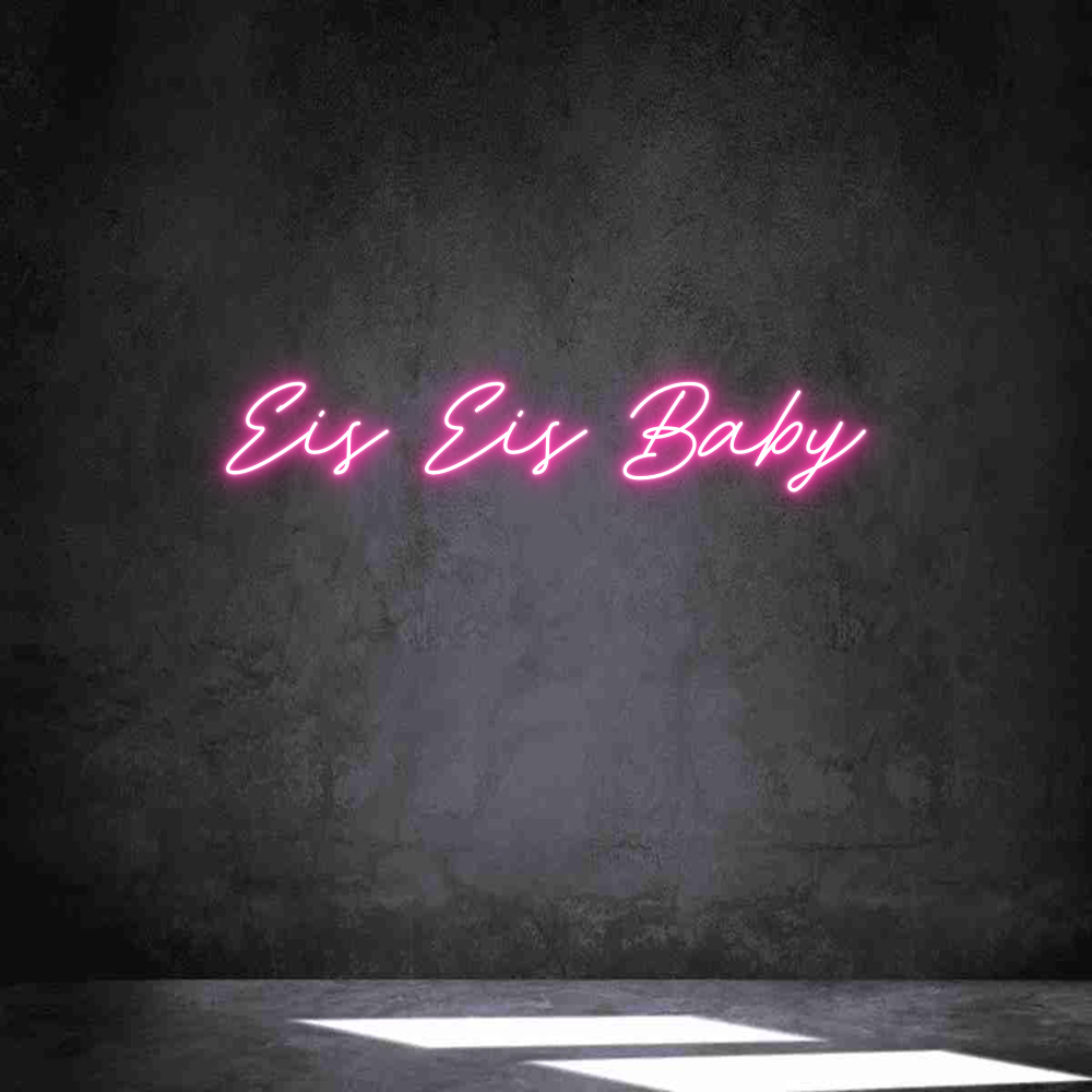Individuelles Neon: Eis Eis Baby