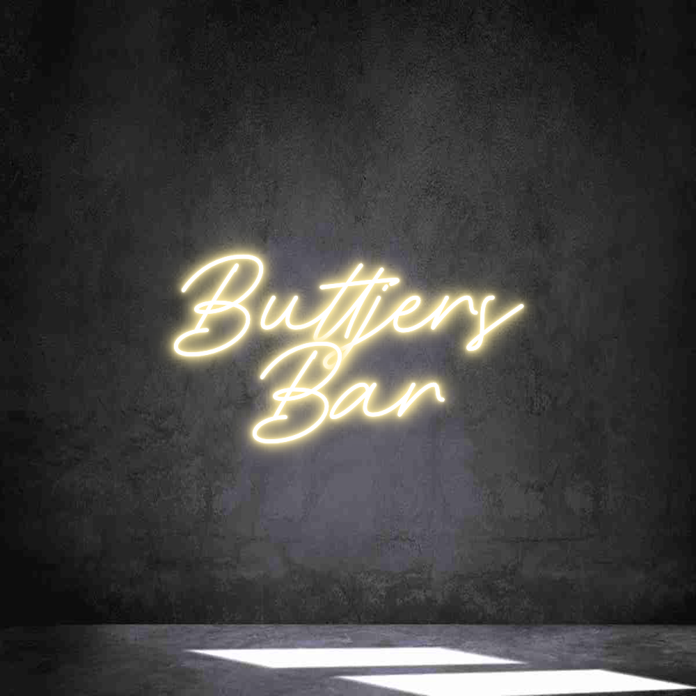 Individuelles Neon: Buttjers
Bar