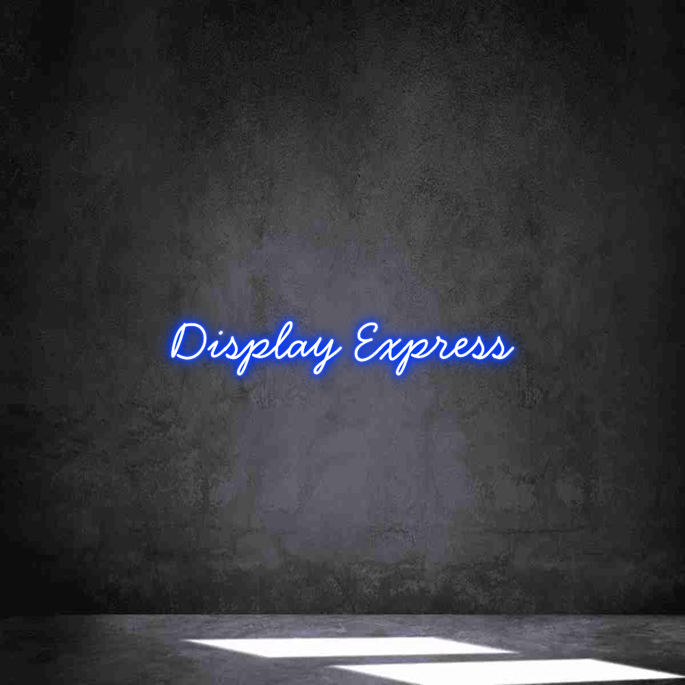 Individuelles Neon: Display Express
