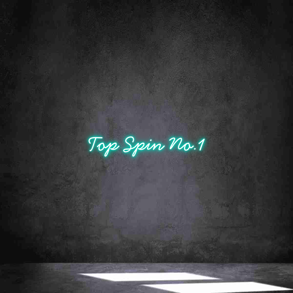 Individuelles Neon: Top Spin No.1