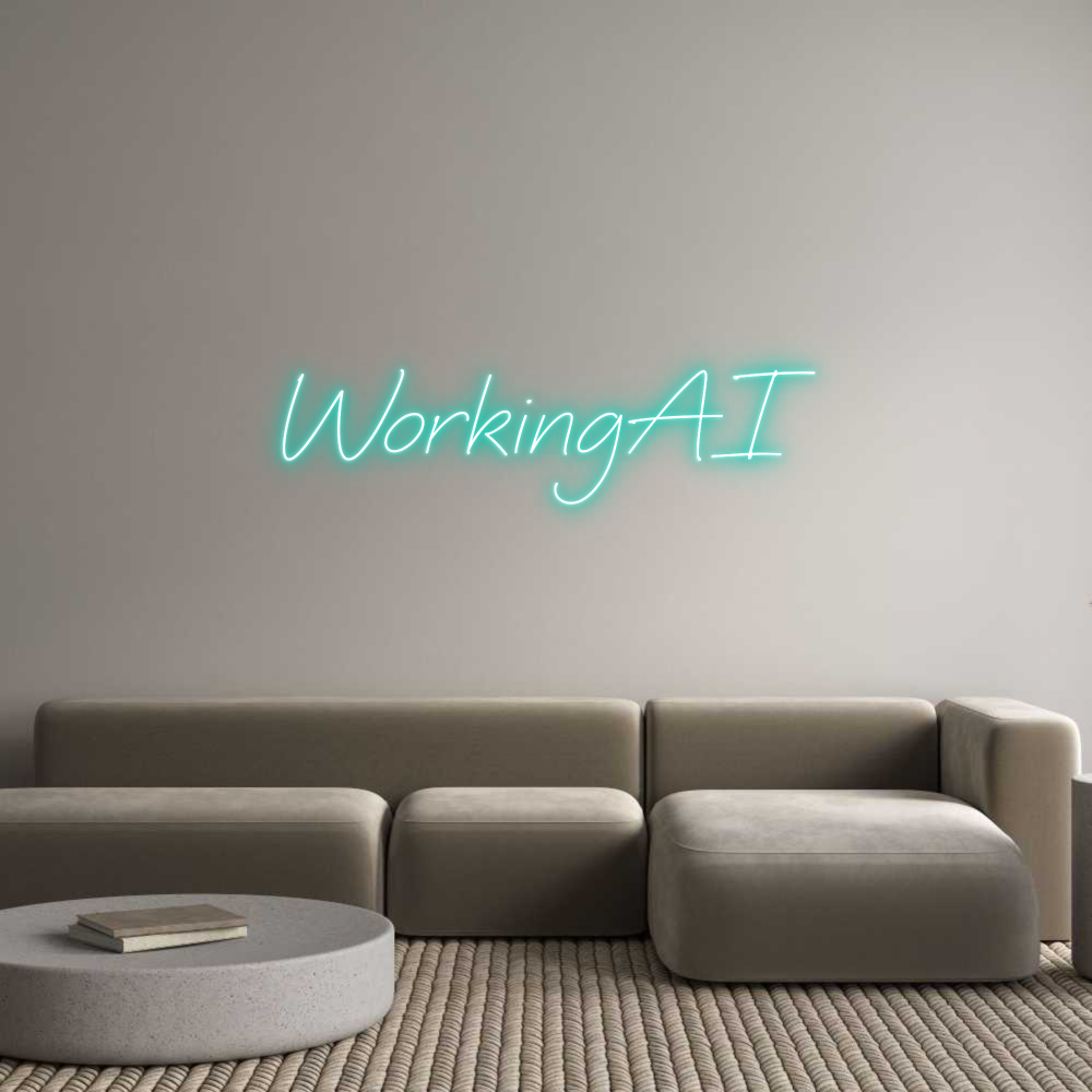 Individuelles Neon: WorkingAI