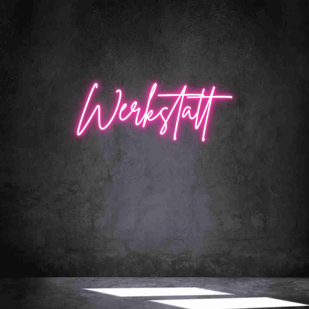 Individuelles Neon: Werkstatt