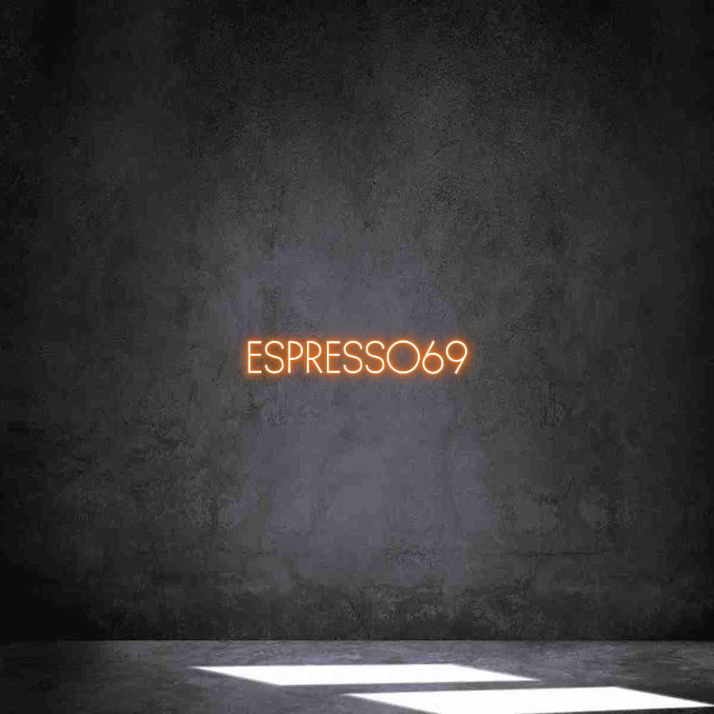 Individuelles Neon: ESPRESSO69