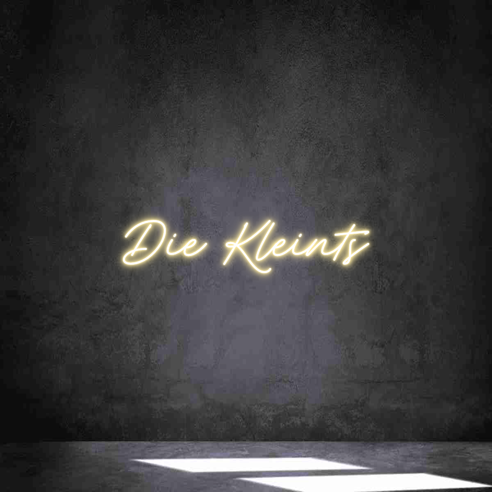 Individuelles Neon: Die Kleints