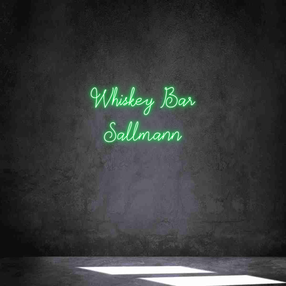 Individuelles Neon: Whiskey Bar
...