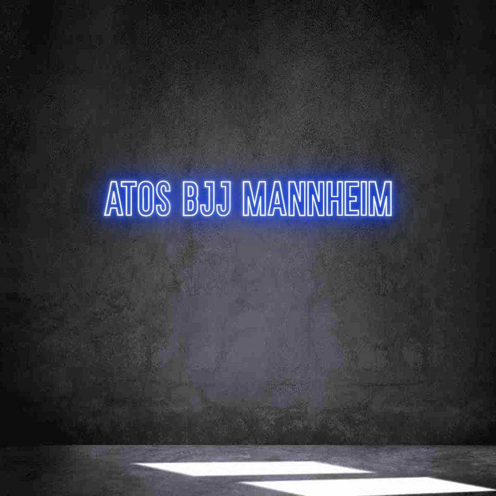 Individuelles Neon: ATOS BJJ Mann...