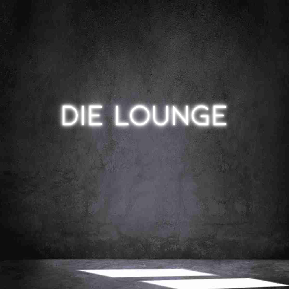 Individuelles Neon: Die Lounge