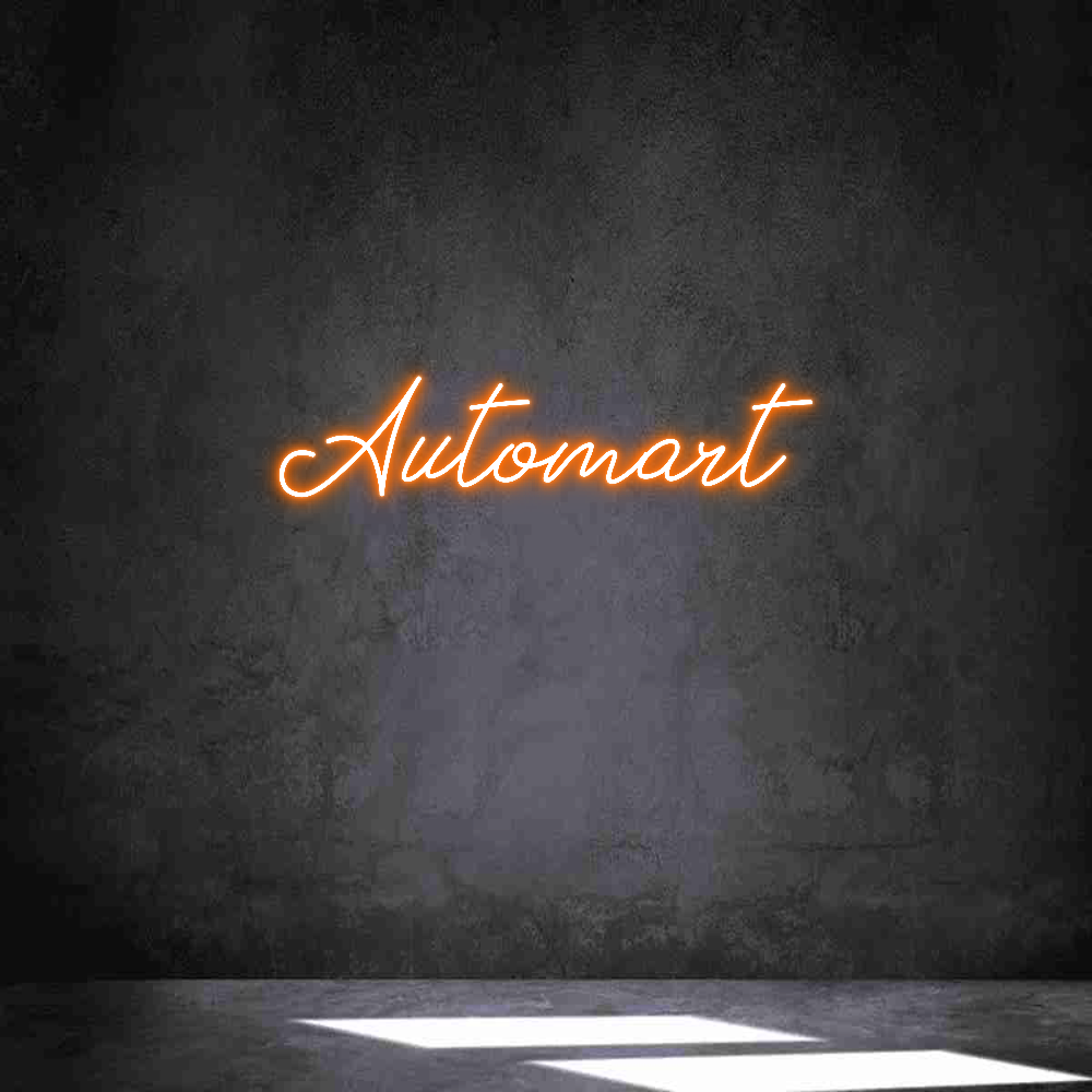 Individuelles Neon: Automart