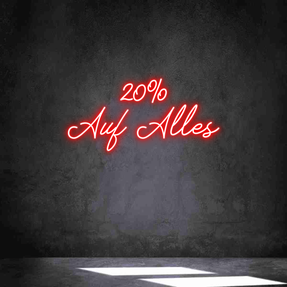 Individuelles Neon: 20%
Auf Alles