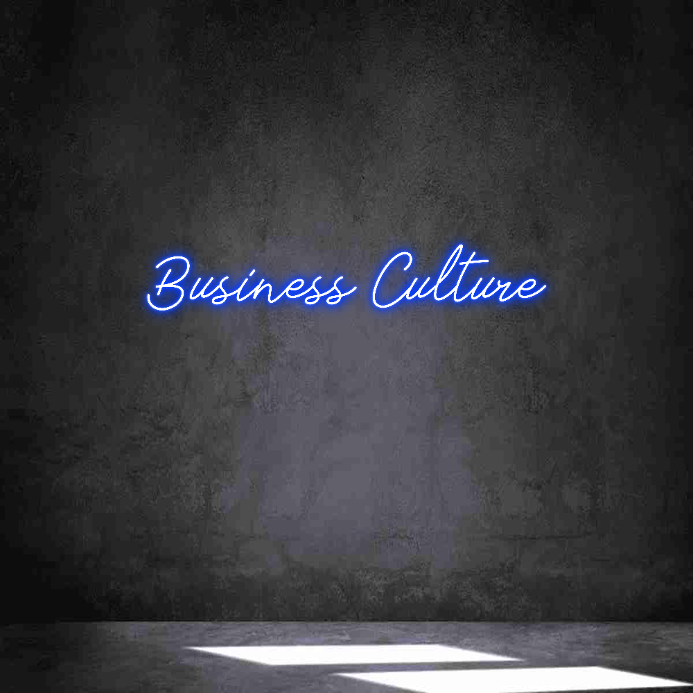 Individuelles Neon: Business Cult...