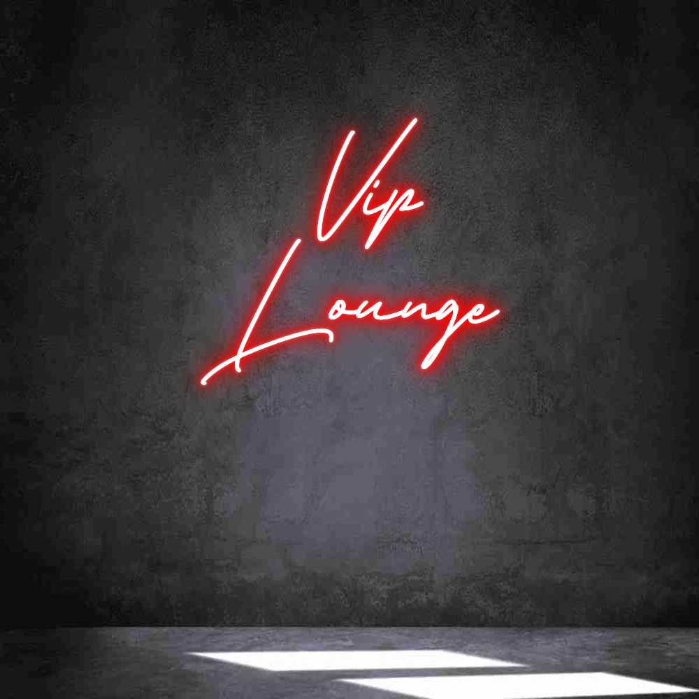 Individuelles Neon: Vip
Lounge