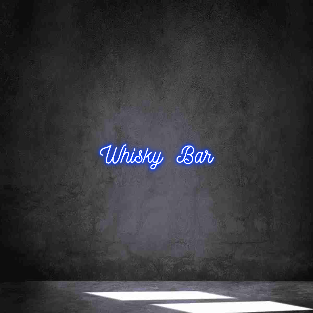 Individuelles Neon: Whisky Bar