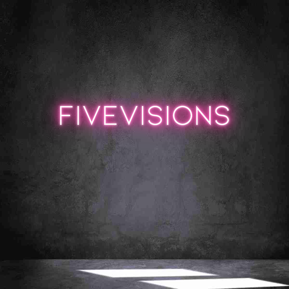 Individuelles Neon: FIVEVISIONS