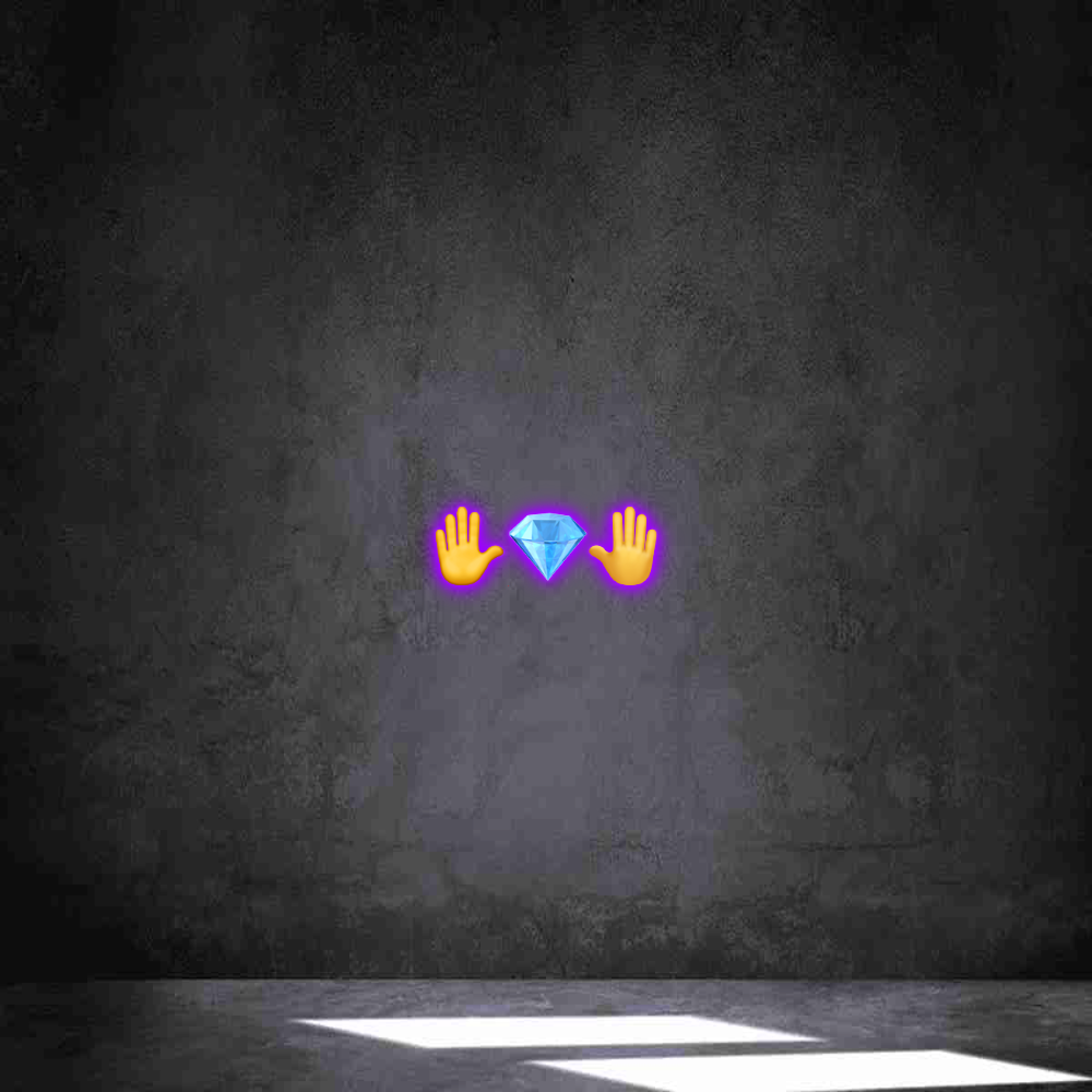 Individuelles Neon: ✋💎🤚