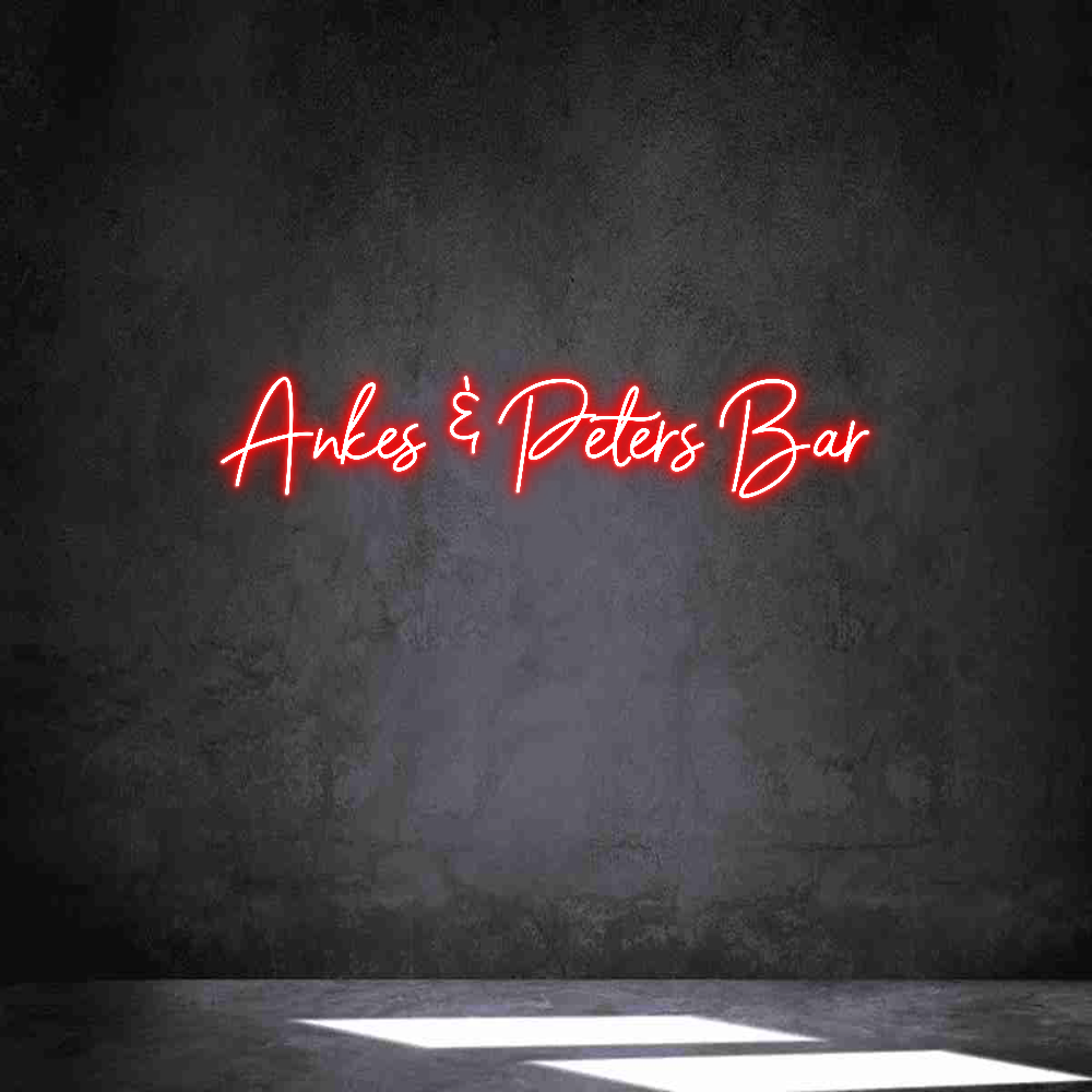 Individuelles Neon: Ankes & Peter...