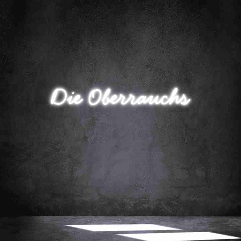 Individuelles Neon: Die Oberrauchs