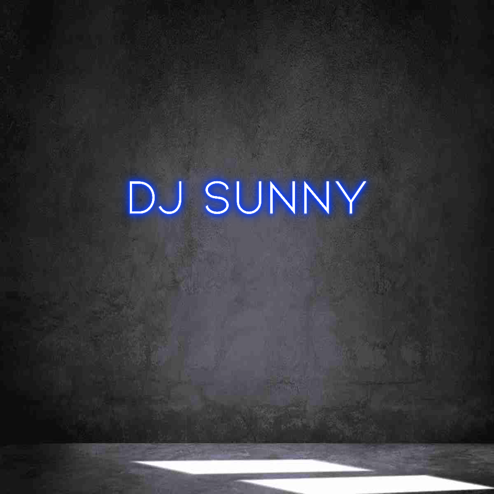 Individuelles Neon: DJ Sunny