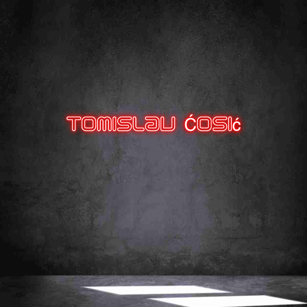 Individuelles Neon: Tomislav Ćosić