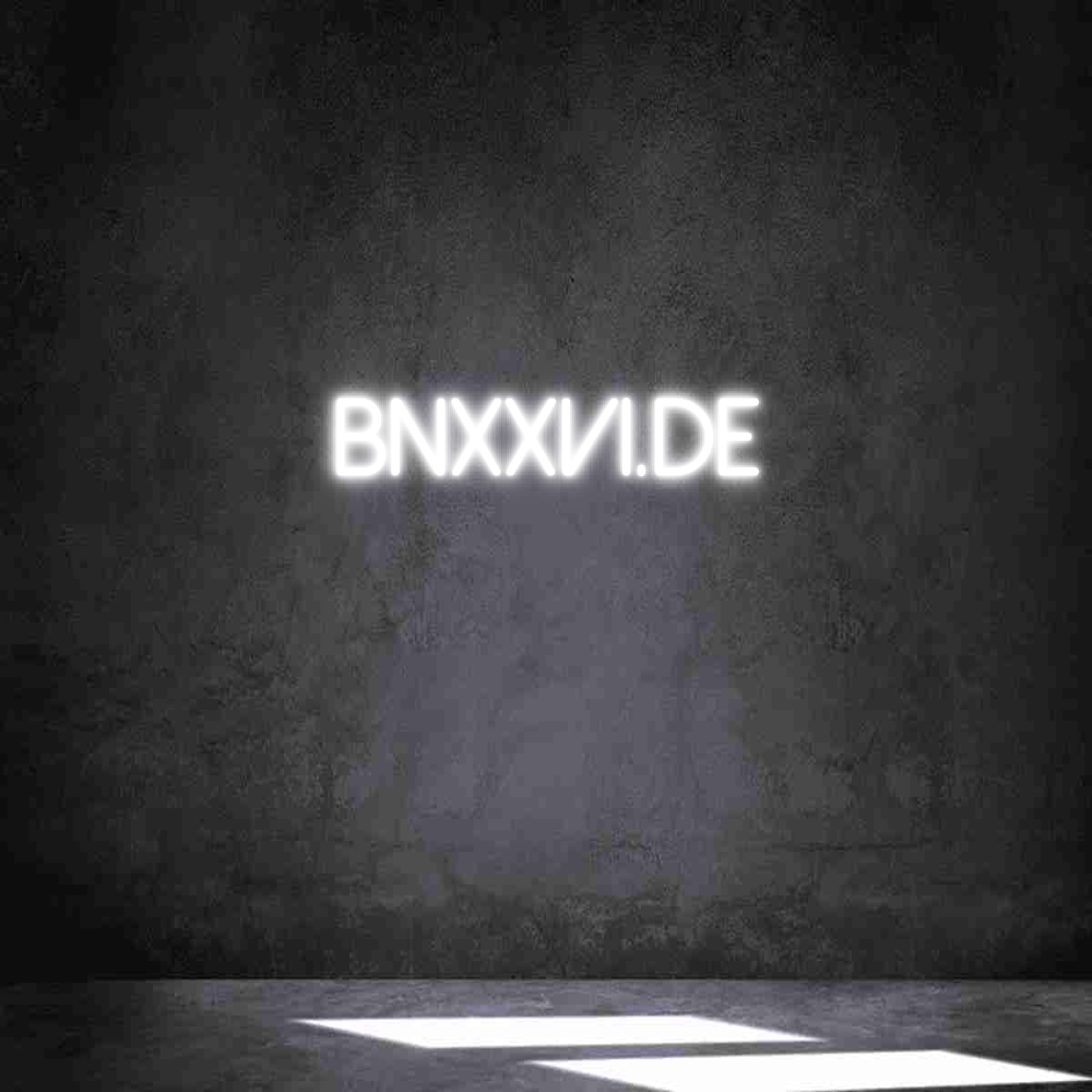 Individuelles Neon: BNXXVI.de