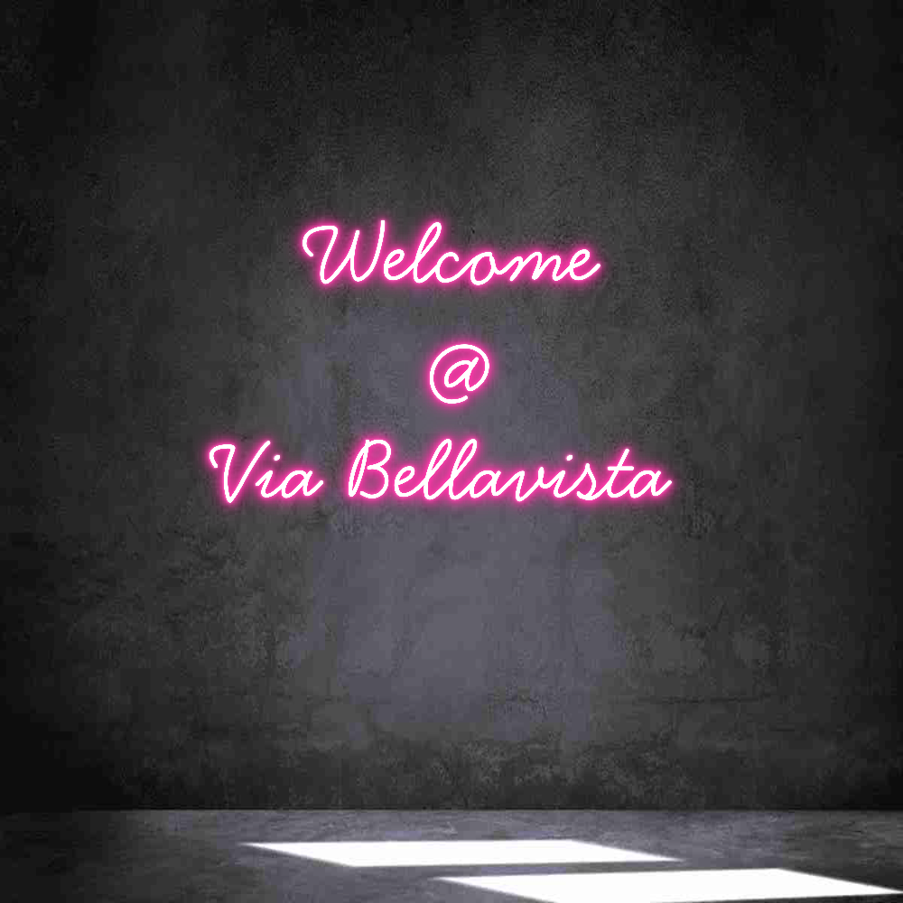 Individuelles Neon: Welcome
@
...