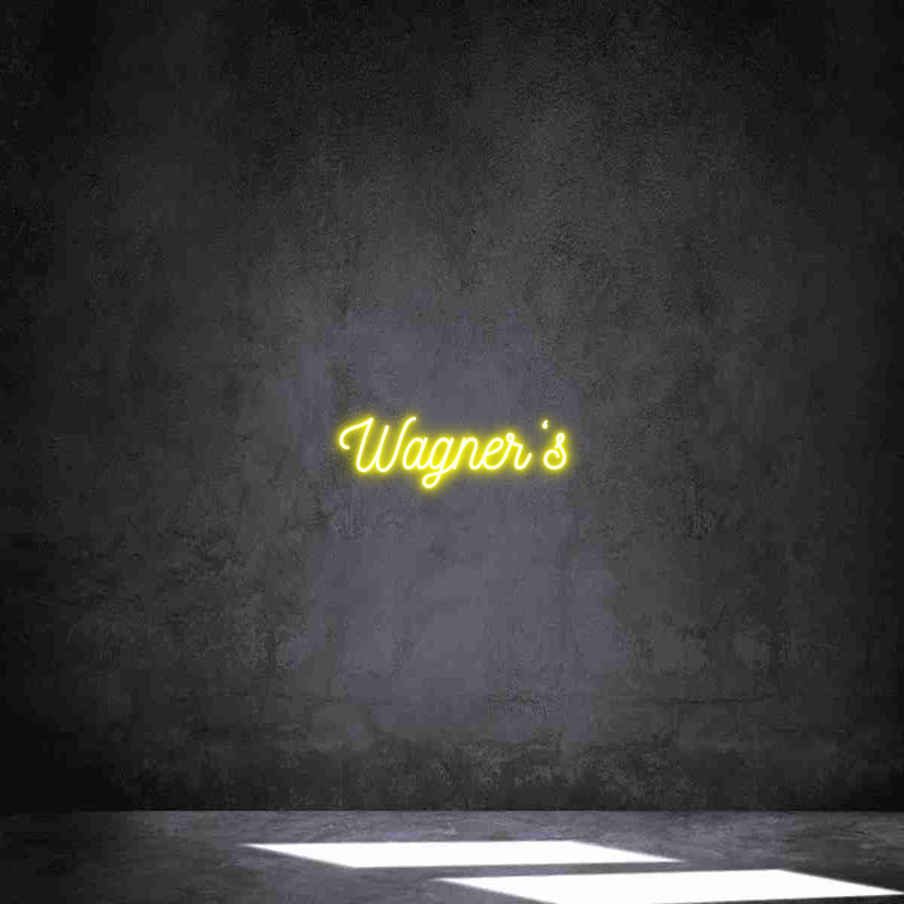 Individuelles Neon: Wagner‘s