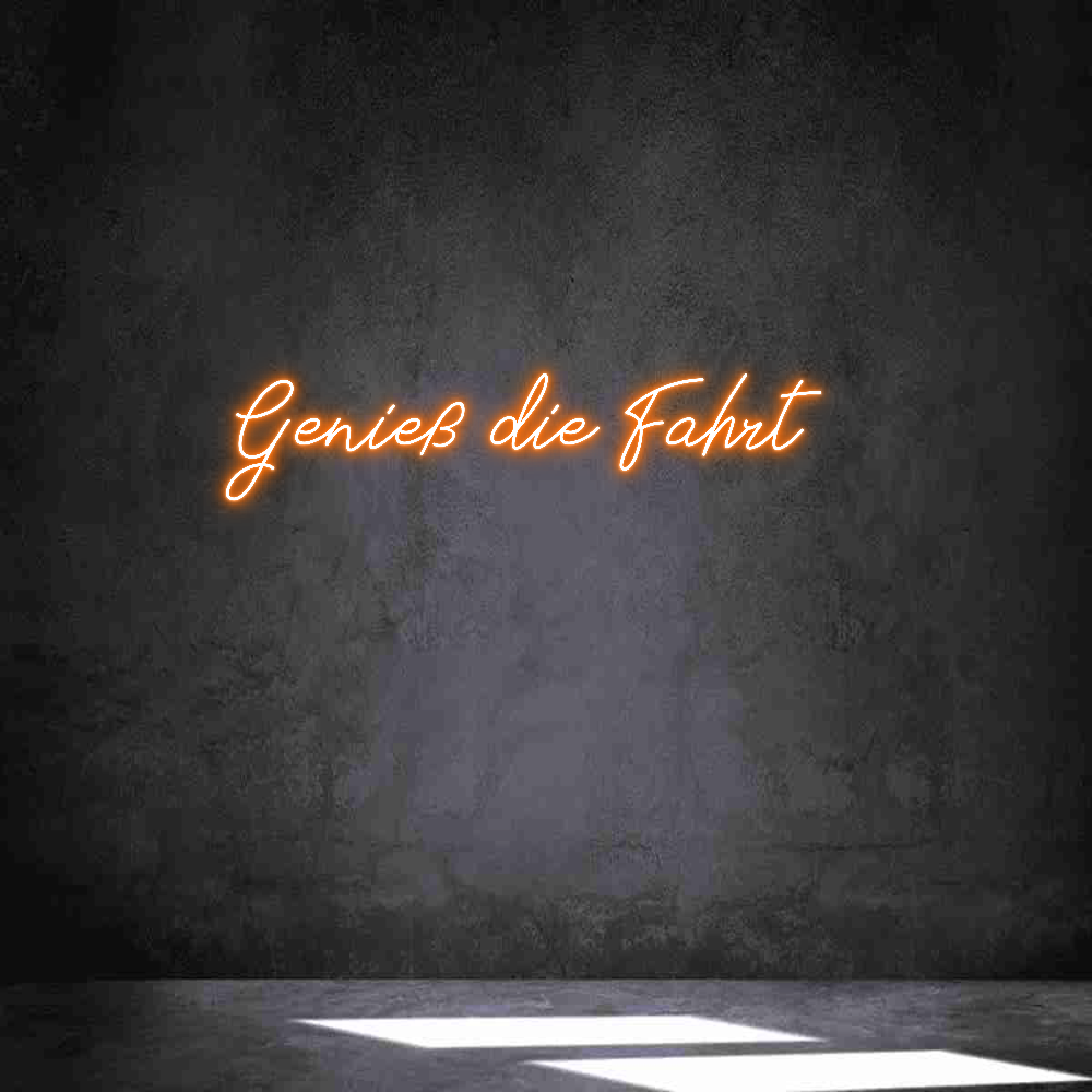 Individuelles Neon: Genieß die Fa...
