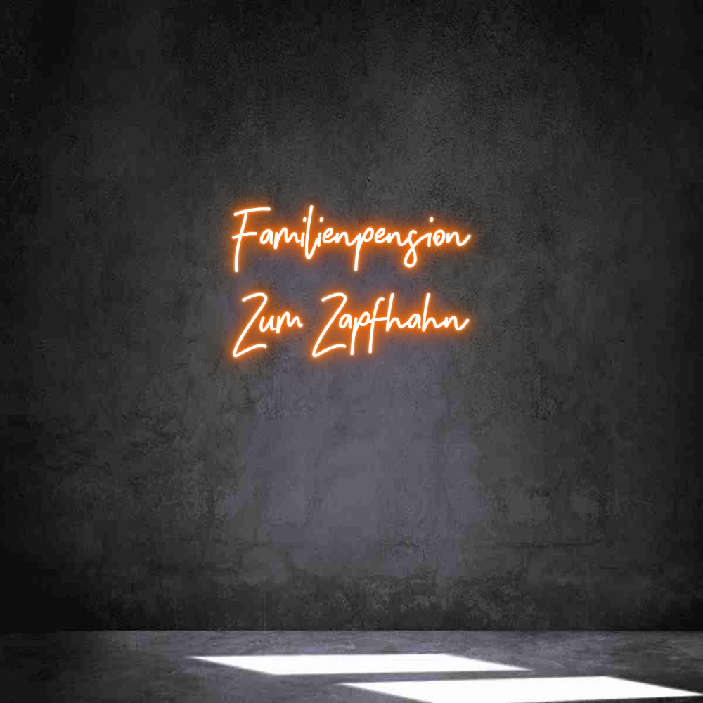 Individuelles Neon: Familienpensi...