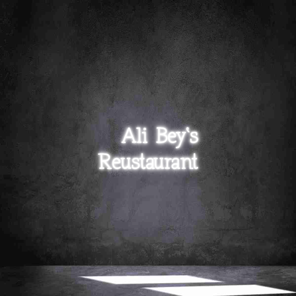 Individuelles Neon: Ali Bey‘s
Re...