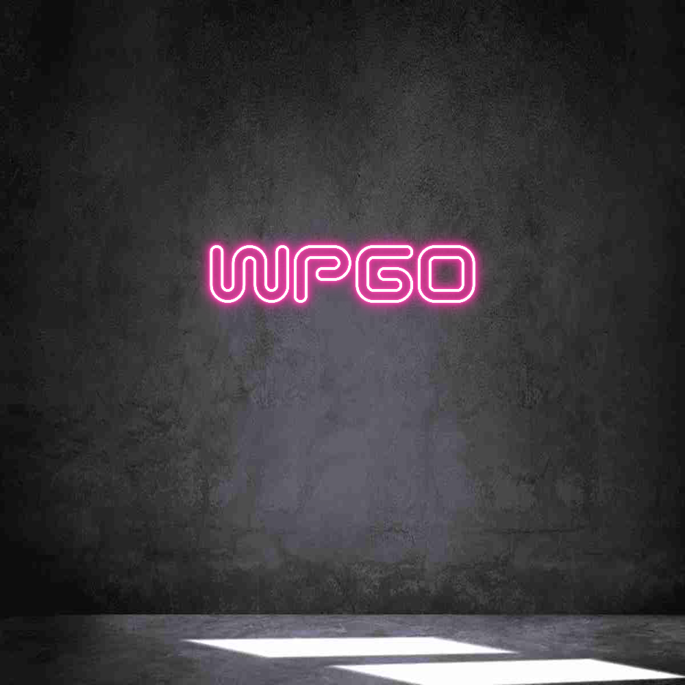 Individuelles Neon: WPGO