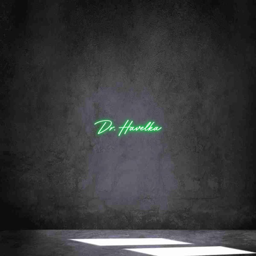 Individuelles Neon: Dr. Havelka