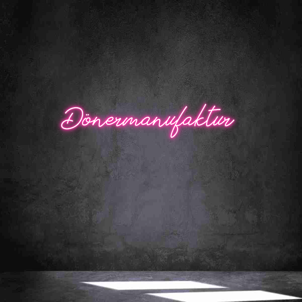 Individuelles Neon: Dönermanufakt...