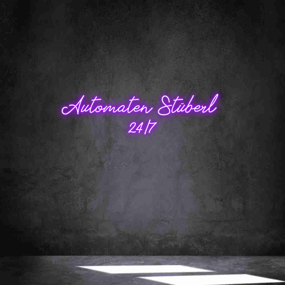 Individuelles Neon: Automaten Stü...