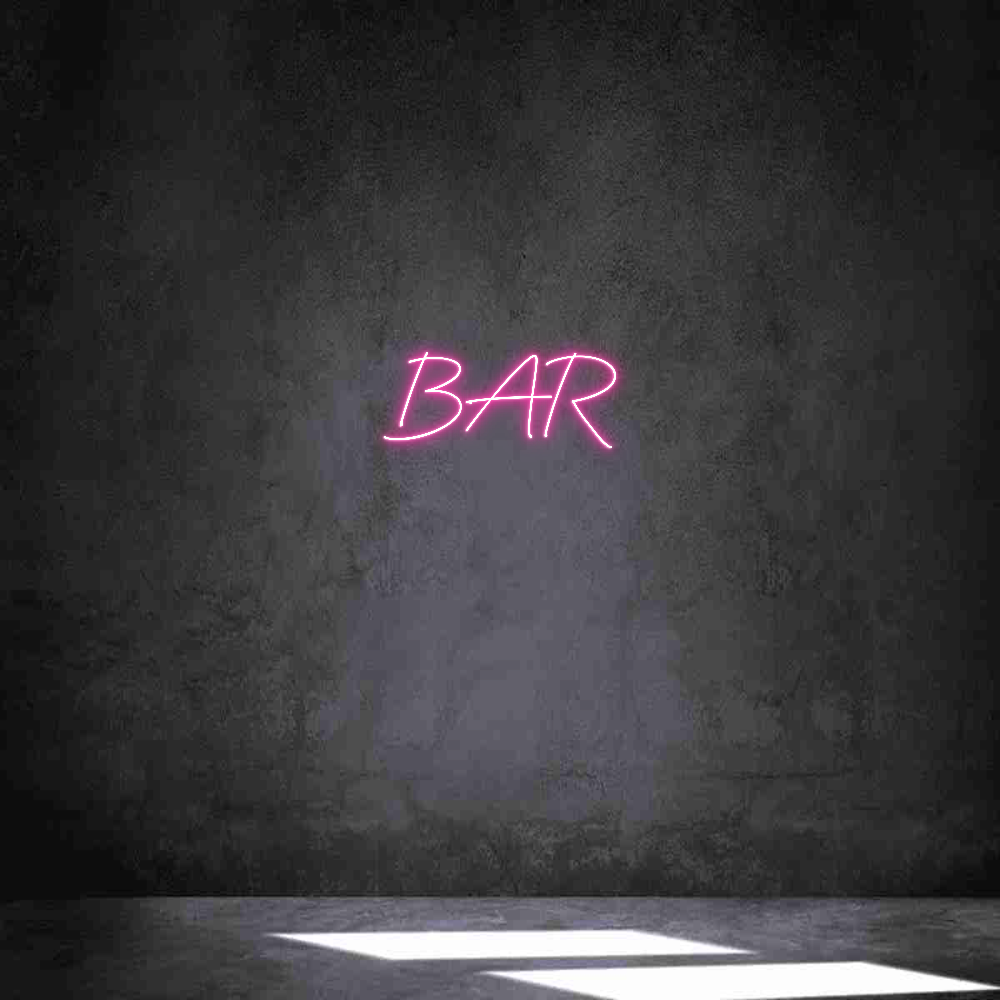 Individuelles Neon: BAR