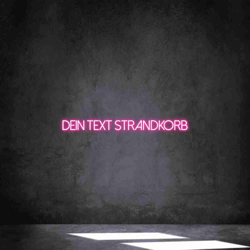 Individuelles Neon: Dein Text Str...