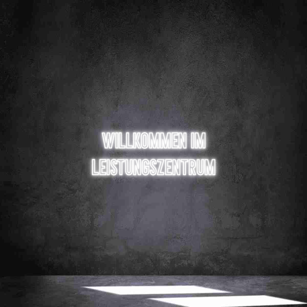 Individuelles Neon: Willkommen im...