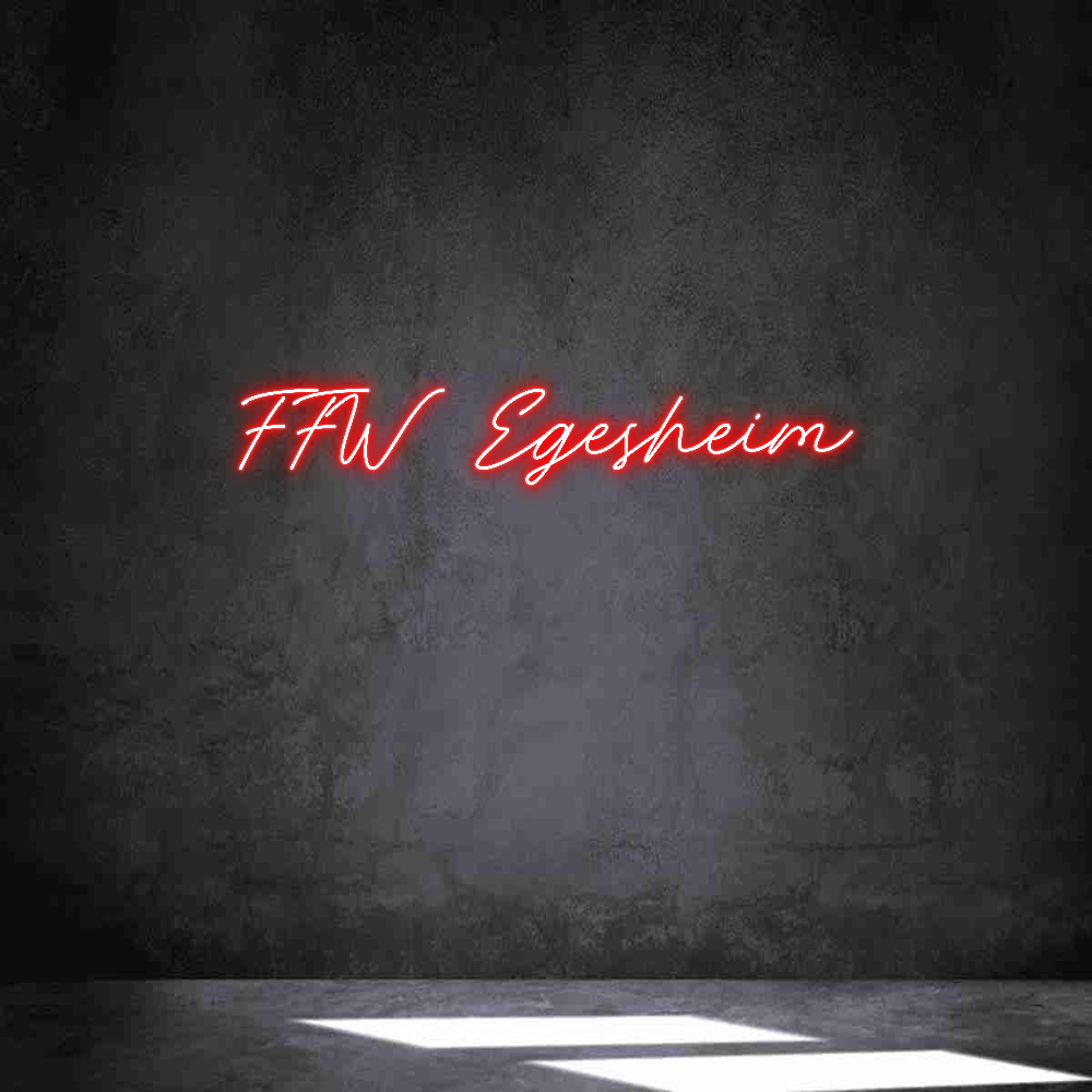 Individuelles Neon: FFW Egesheim