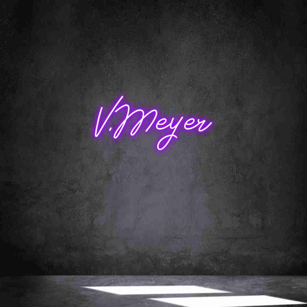 Individuelles Neon: V.Meyer