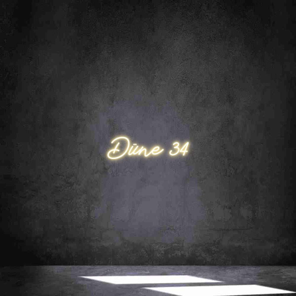 Individuelles Neon: Düne 34