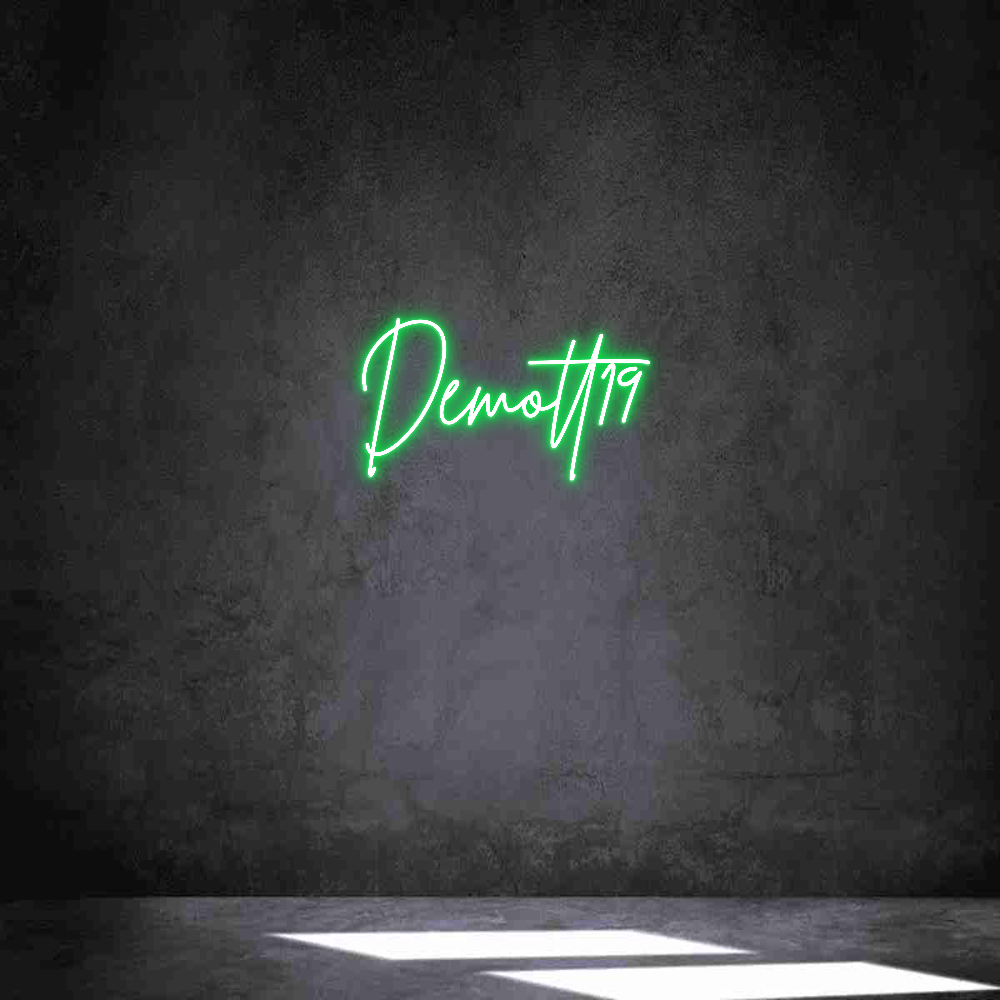 Individuelles Neon: Demott19