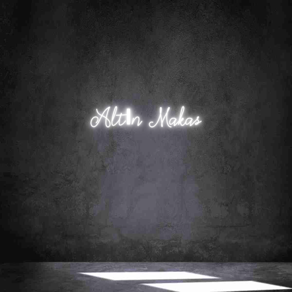 Individuelles Neon: Altın Makas