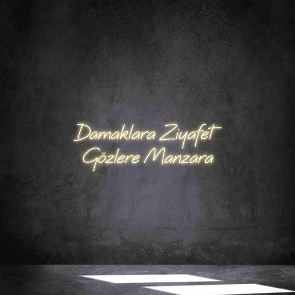 Individuelles Neon: Damaklara Ziy...