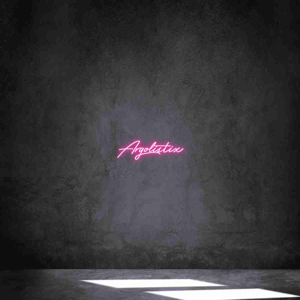 Individuelles Neon: Argolistix