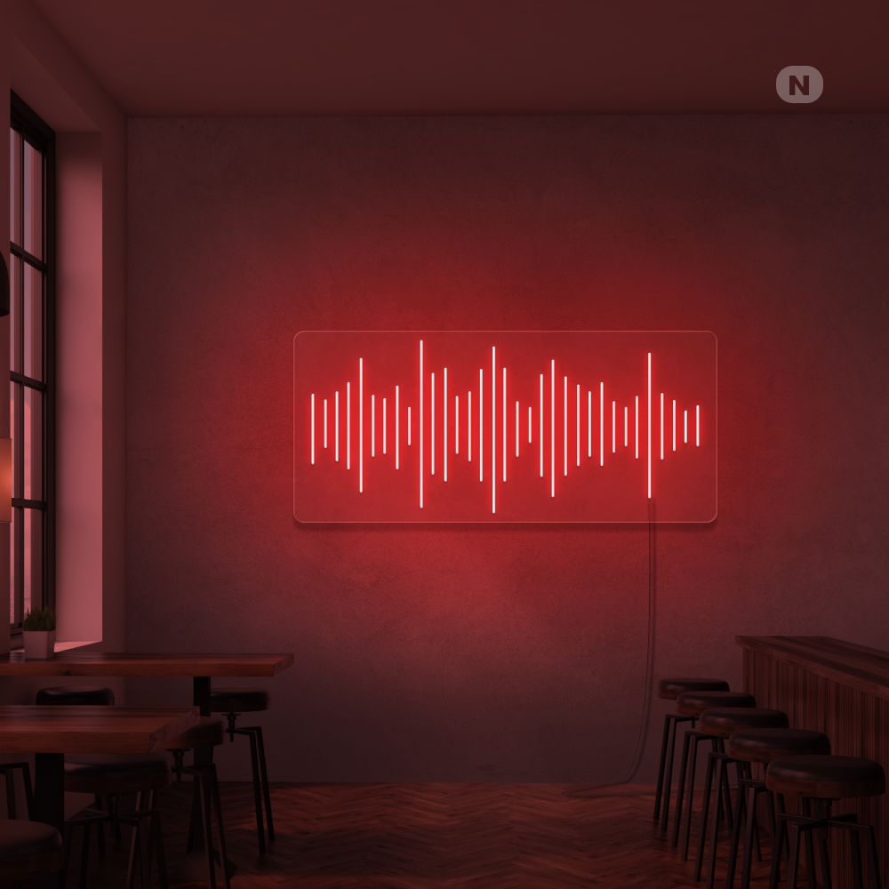 Neon Schild Musik Bar